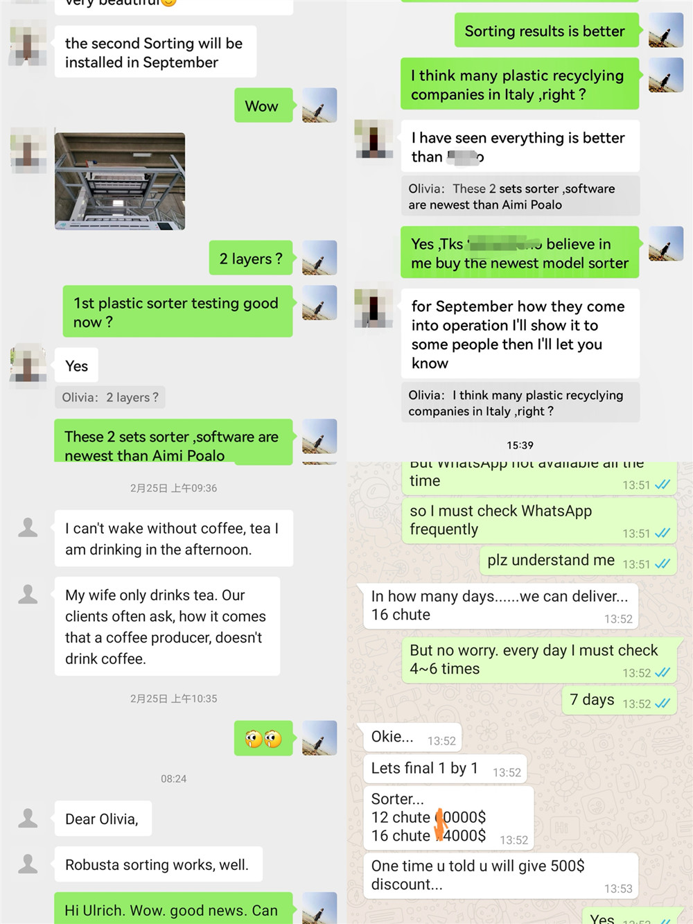 Oem Odm Plastic Bottle Colour Sorter Pet Bottle Colour Sorting Machine